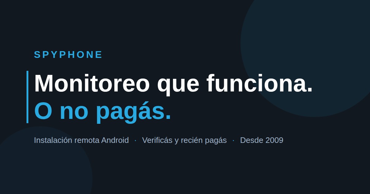 Monitoreo de llamadas y grabación con SpyPhone